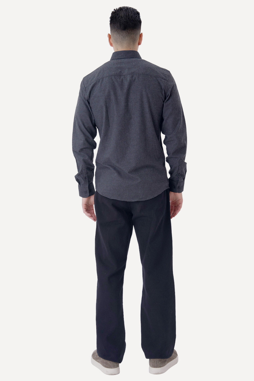 Flannel Shirt - Dark Grey
