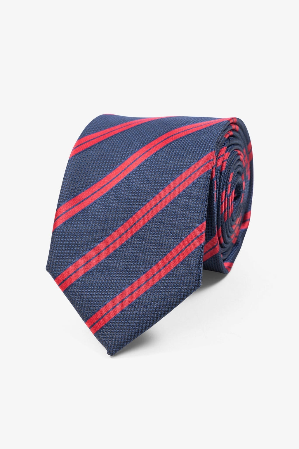 Kaklaraištis - tamsiai raudonas/juodai raudonas