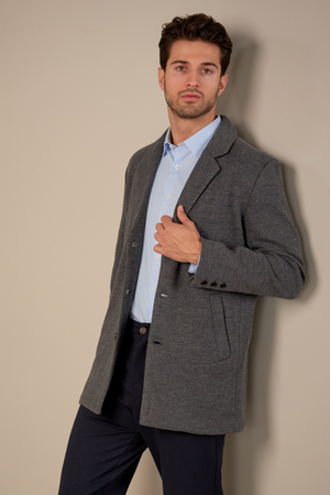 Klasikinis paltas - Pilka