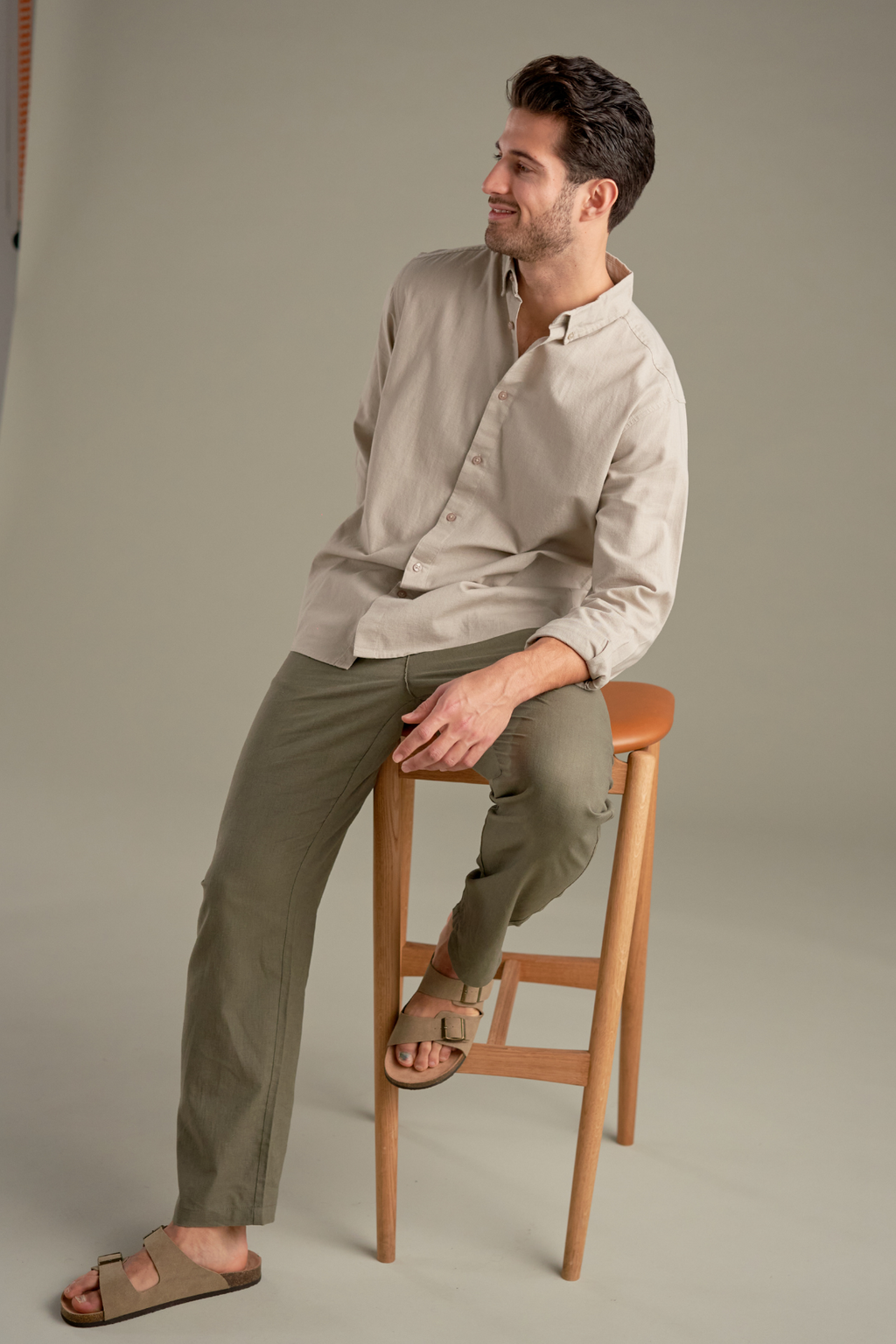 Lininiai Pants - Armija