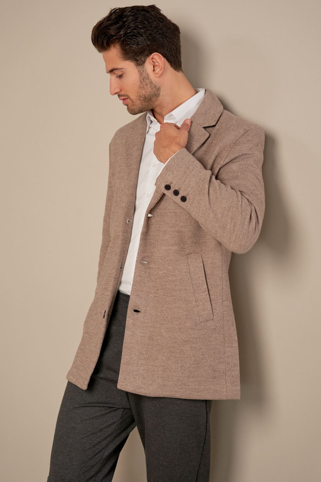 Classic Coat - Sand