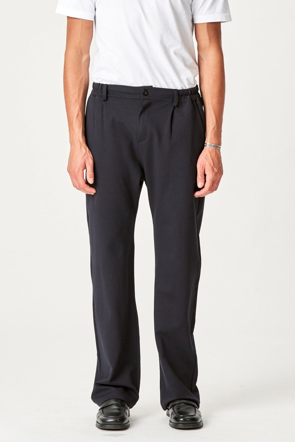 Suit Pants Loose - Navy