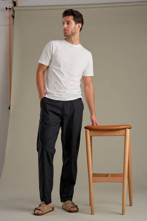 Linen Pants - Black