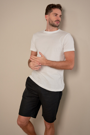 Linen Shorts - Black