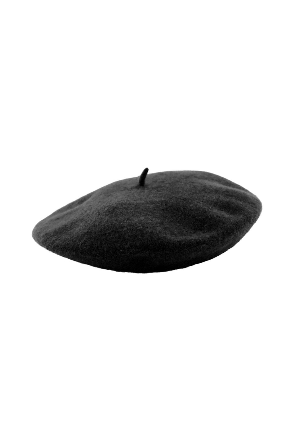 „Fransk Wool Beret“ - juoda