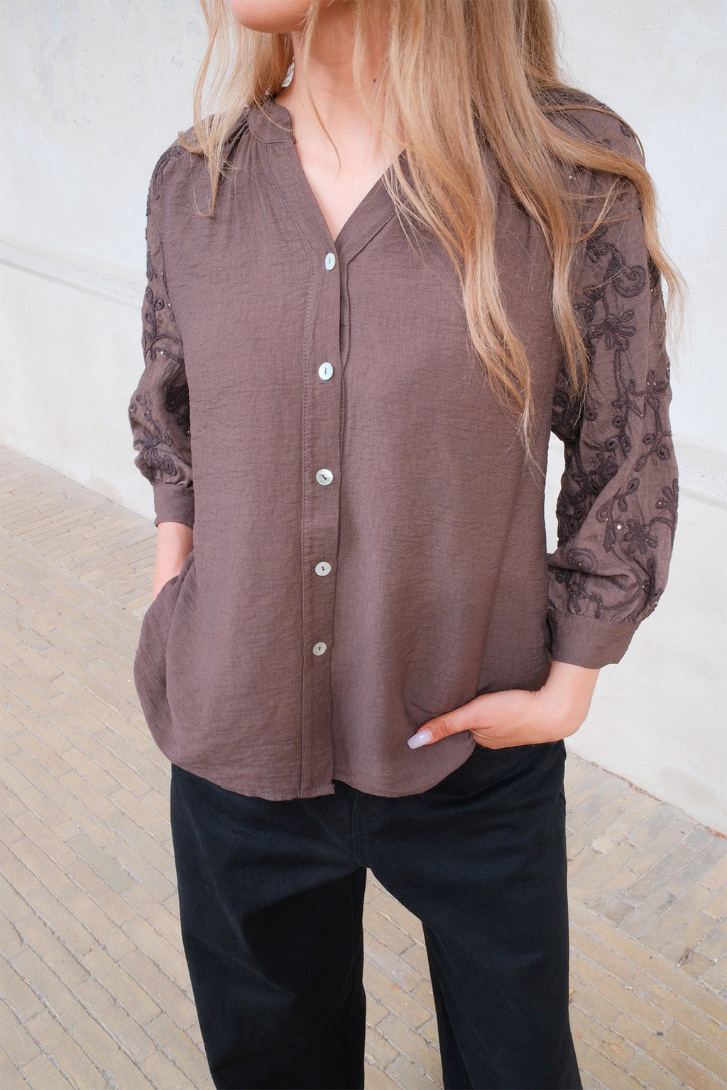 Frida Shirt - Brown