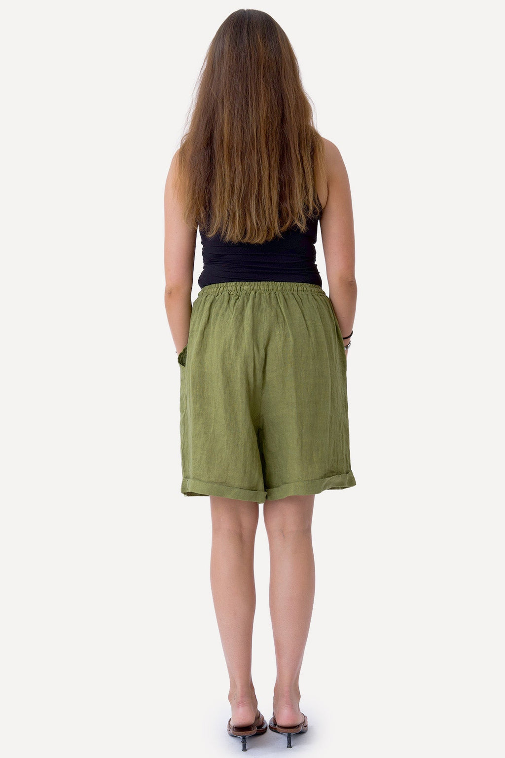 Linai Shorts - Alyvuogių