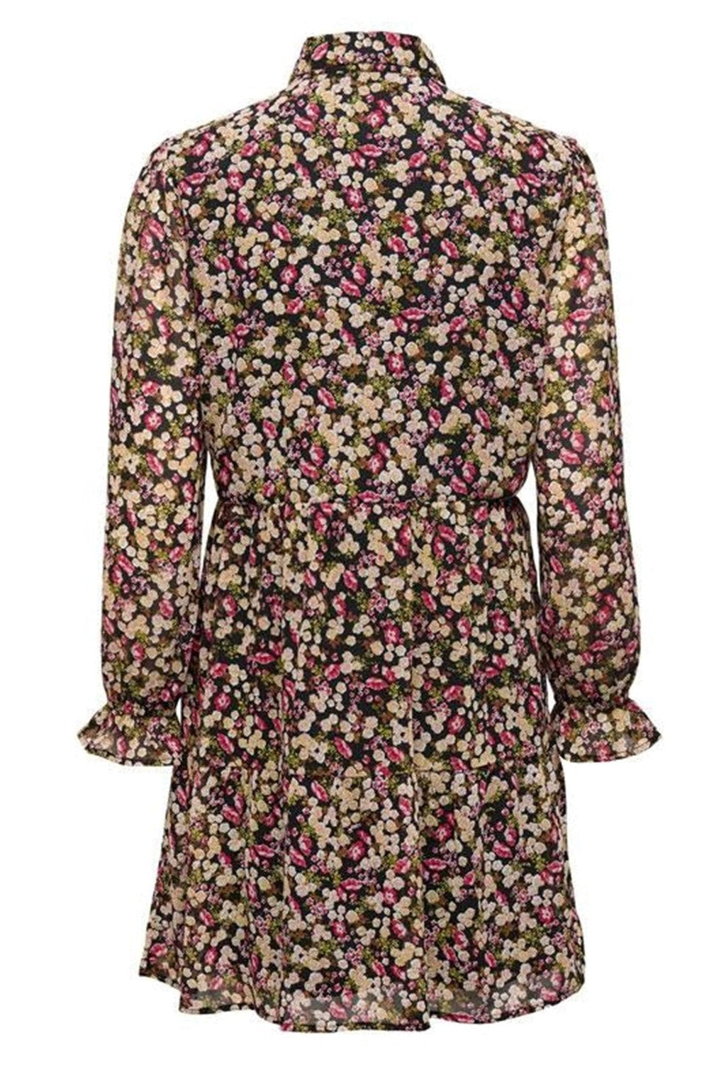 Ingrid ilgomis rankovėmis suknelė - ruda