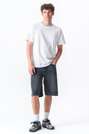 Džinsinis Shorts Laisvas - juodas