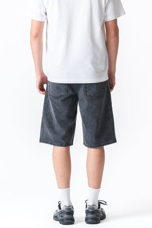 Džinsinis Shorts Laisvas - juodas