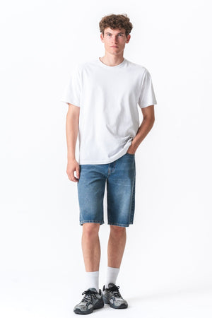 Džinsinis Shorts Laisvas - mėlyna