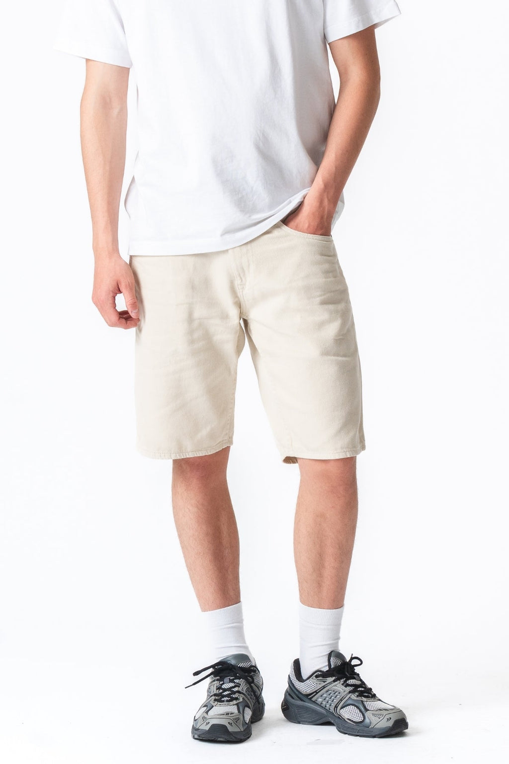 Pilypas džinsinis Shorts - Smėlis