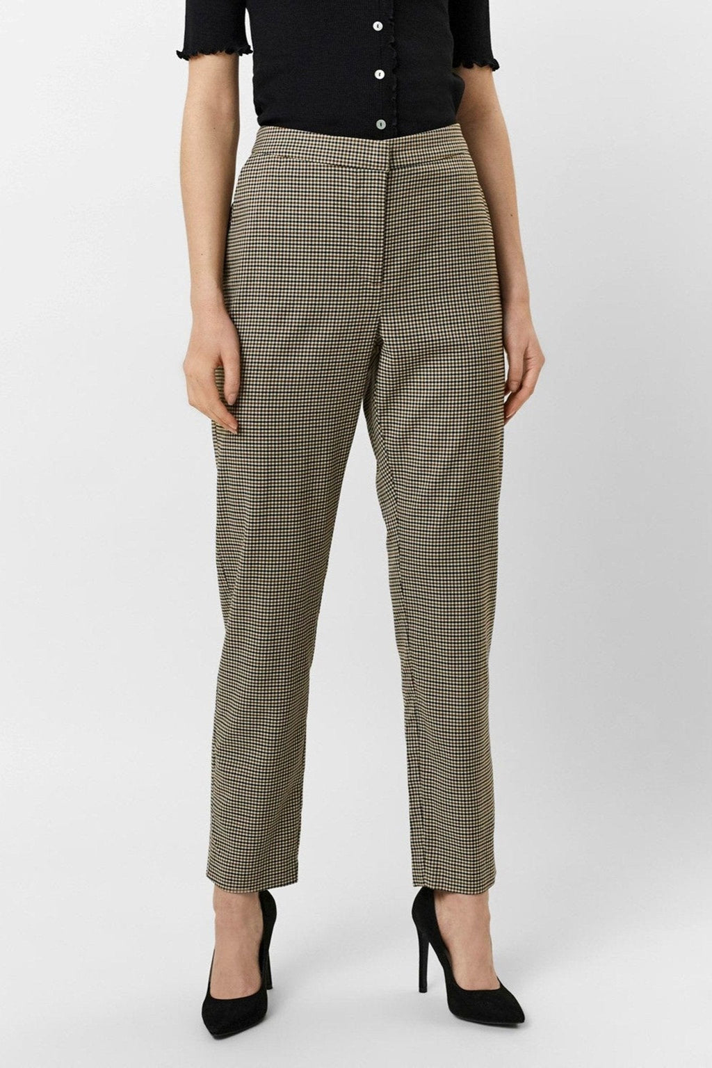 Jane Pants - Brown Checkered