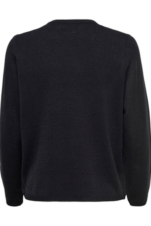 Džiaugsmo kalėdinis megztas - juodas