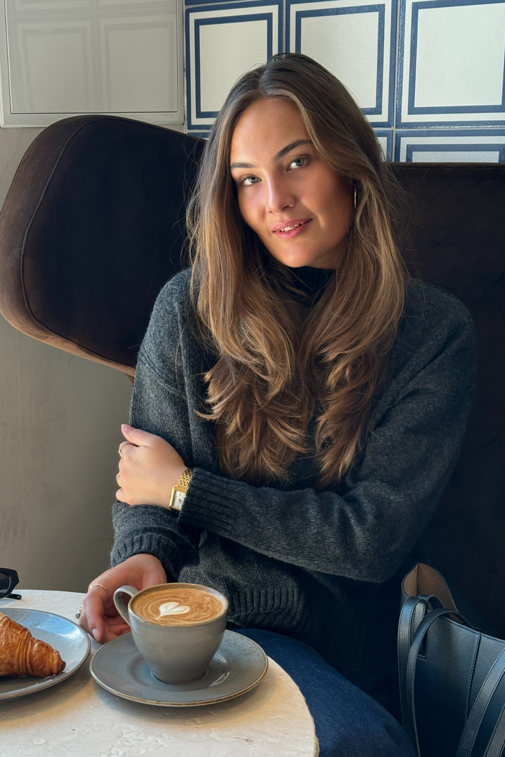 Emma Knit - tamsiai pilka melange