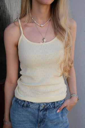 Isa Singlet Top - anyžių gėlė