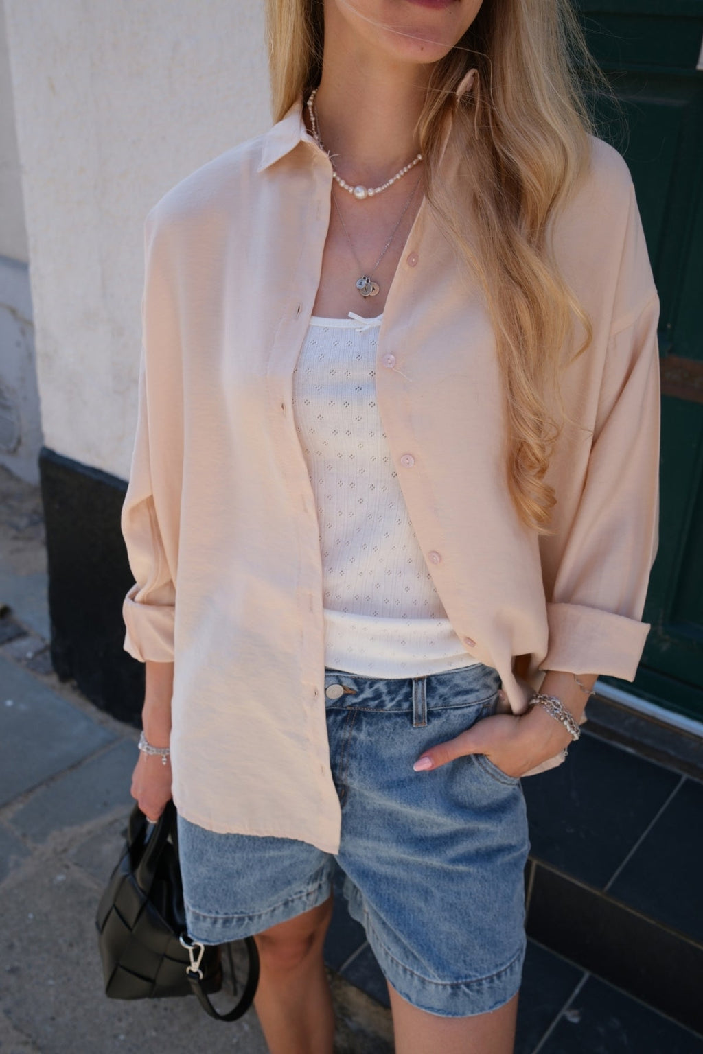 Mia marškinėliai - smėlio spalvos