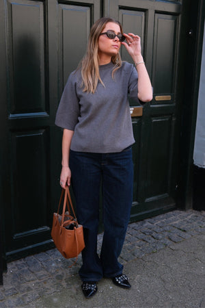 Reynard 2/4 megztas megztas - vidutinio pilkos spalvos melangas