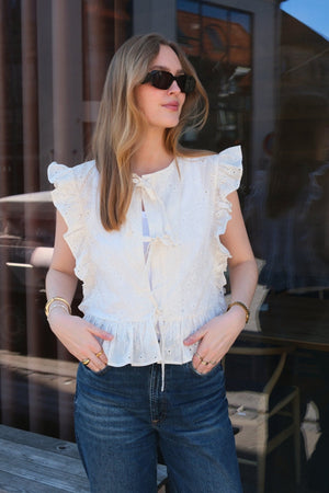 „Cilie Top“ - „Cloud Dancer“