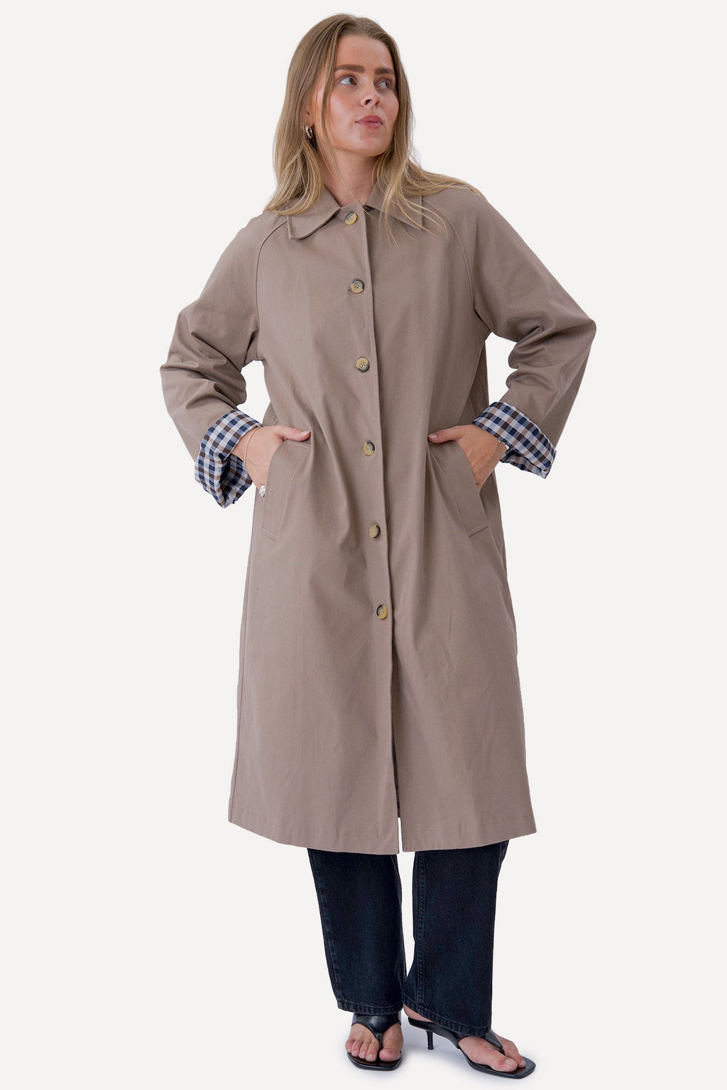 Livia Trenchcoat - smėlio spalvos
