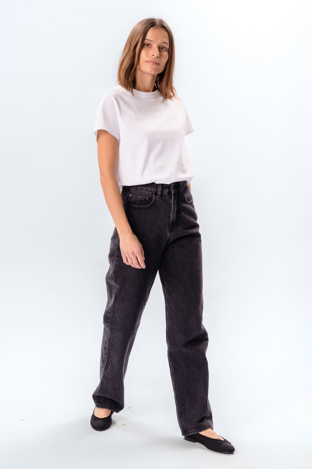 The Original Performance Laisvi džinsai - nuplaukite juodą džinsą