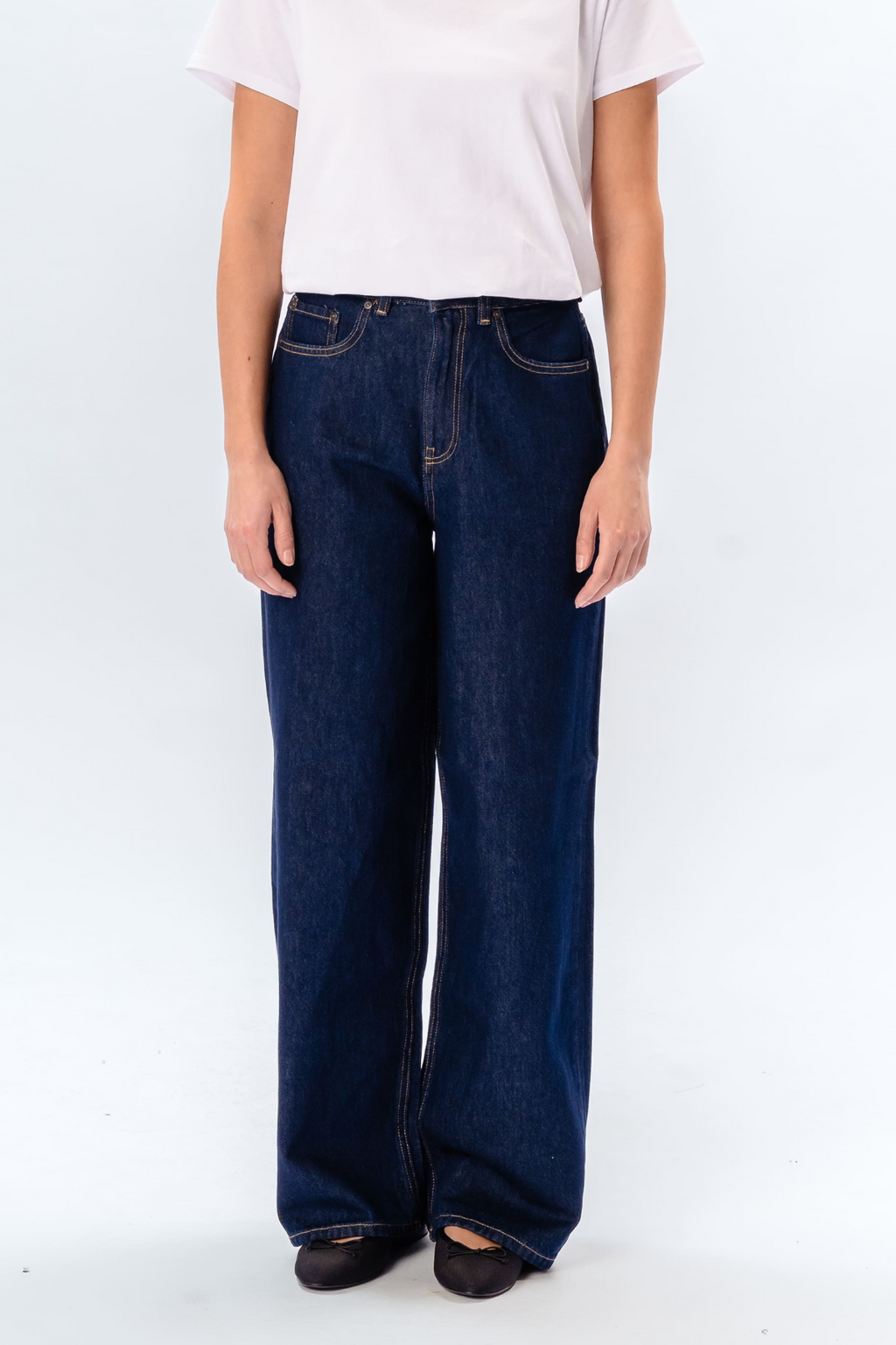 The Original Performance Loose Jeans - Dark Blue Denim
