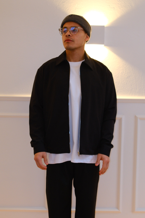 Milano striukė su užtrauktuku – juoda