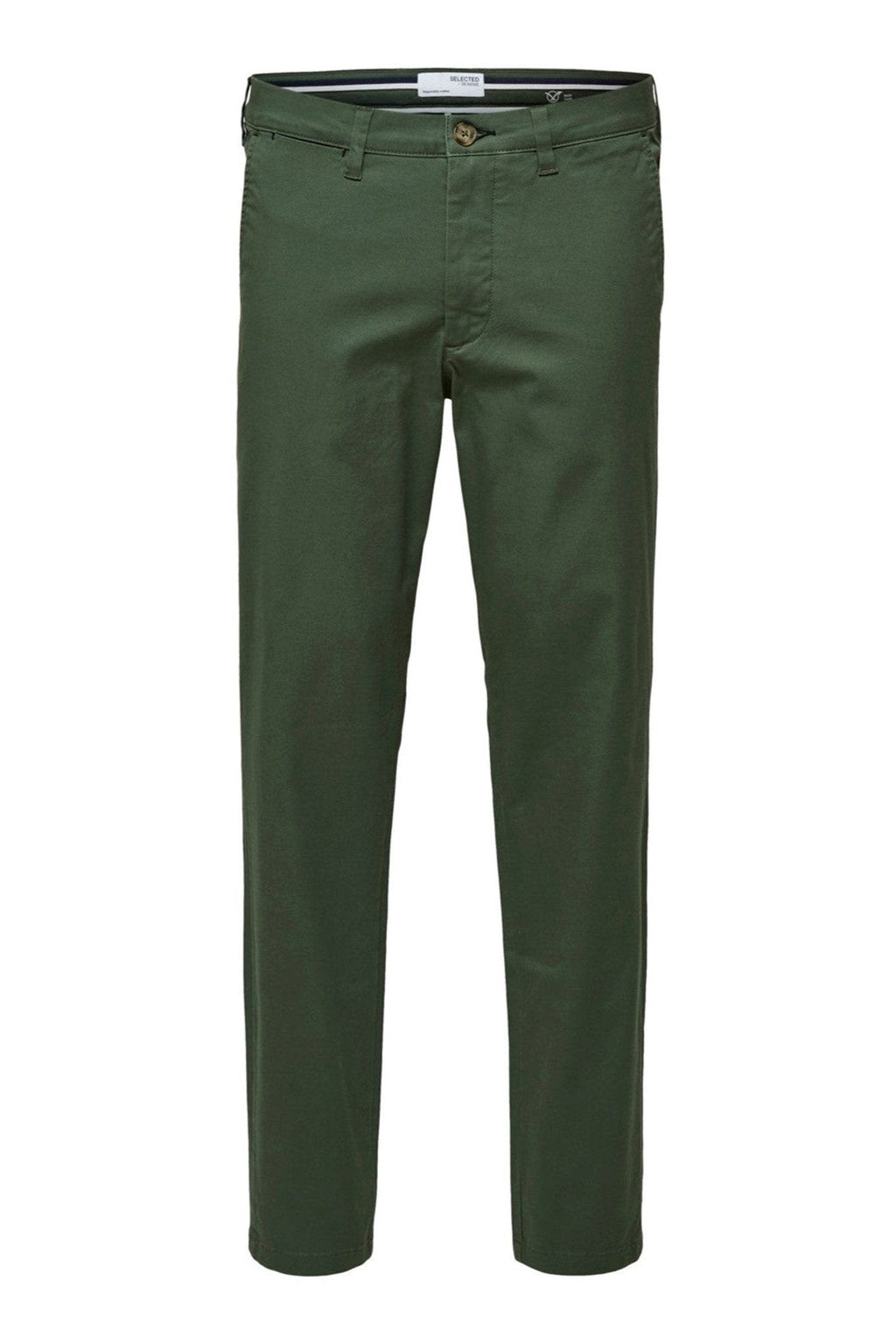Miles Flex Chino Pants - Bronzinė žalia (ekologiška medvilnė)