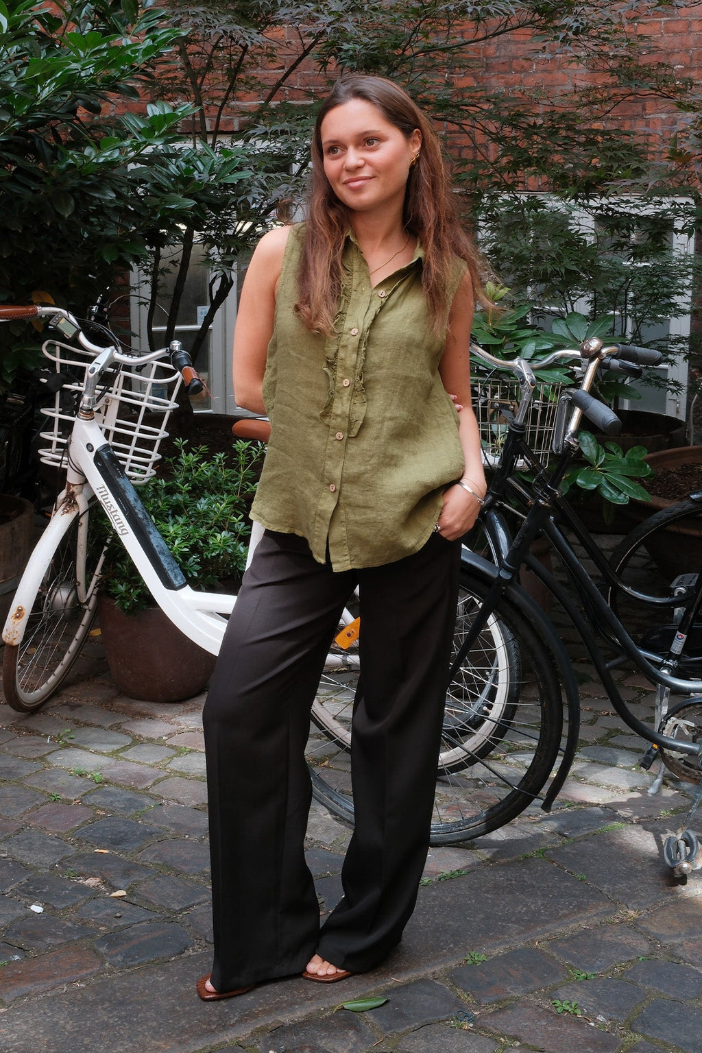 „Mio Linen Top“ – alyvinė