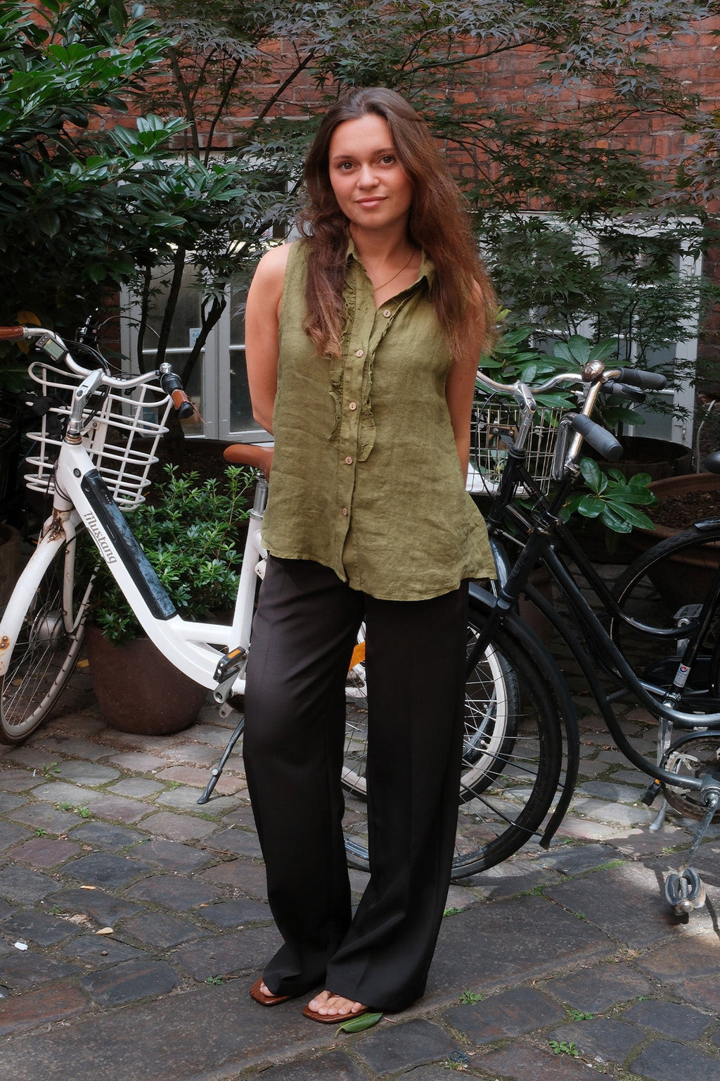 „Mio Linen Top“ – alyvinė