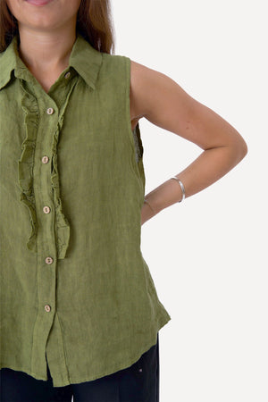 „Mio Linen Top“ – alyvinė