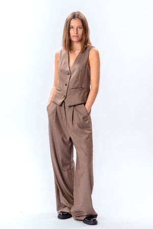 Nadia liemenė ir pants (Taupe) - paketo sandoris