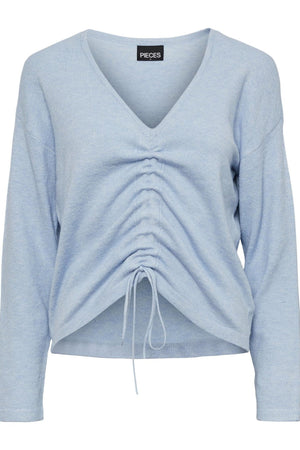 Nandi v -kaklo mezgimas - kentukis mėlyna spalva