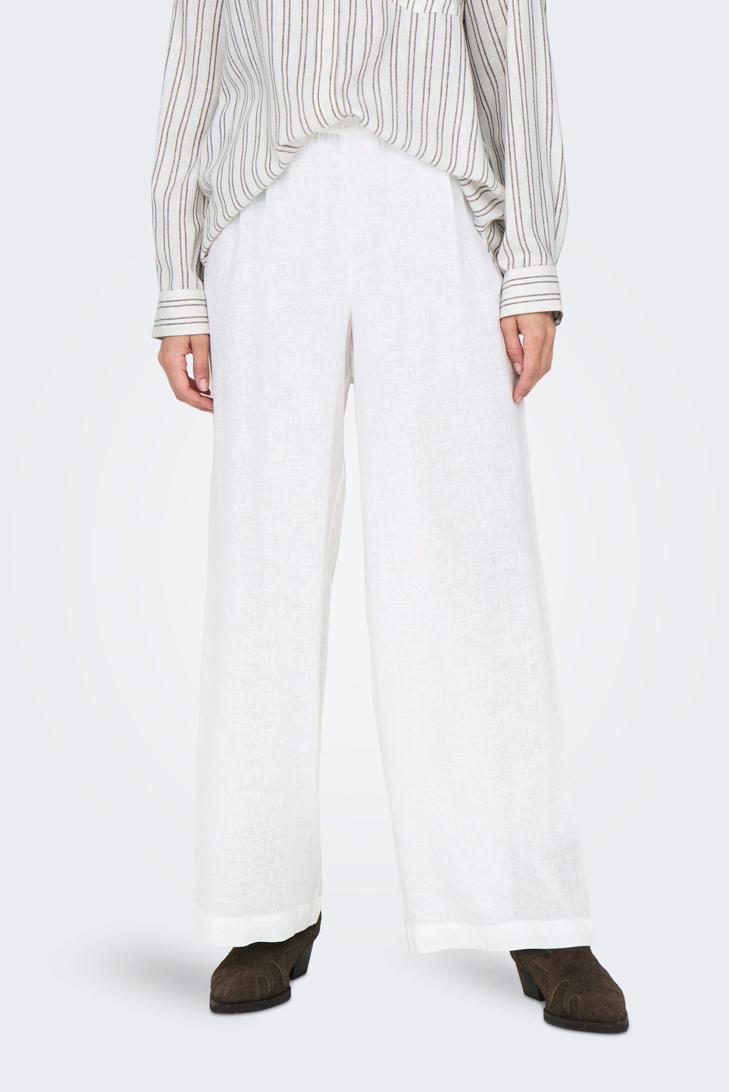 Tokyo Linen Pants - Bright White