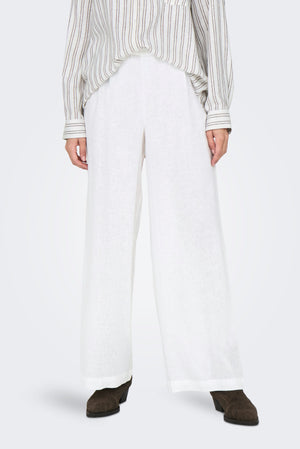 Tokyo Linen Pants - Bright White