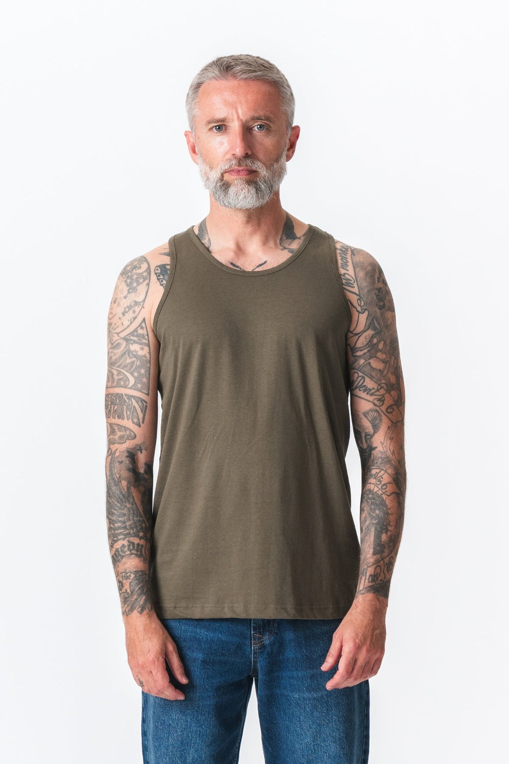 Basic Tanktop - armijos žalia