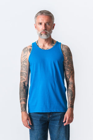 Basic Tanktop - benzino mėlyna spalva