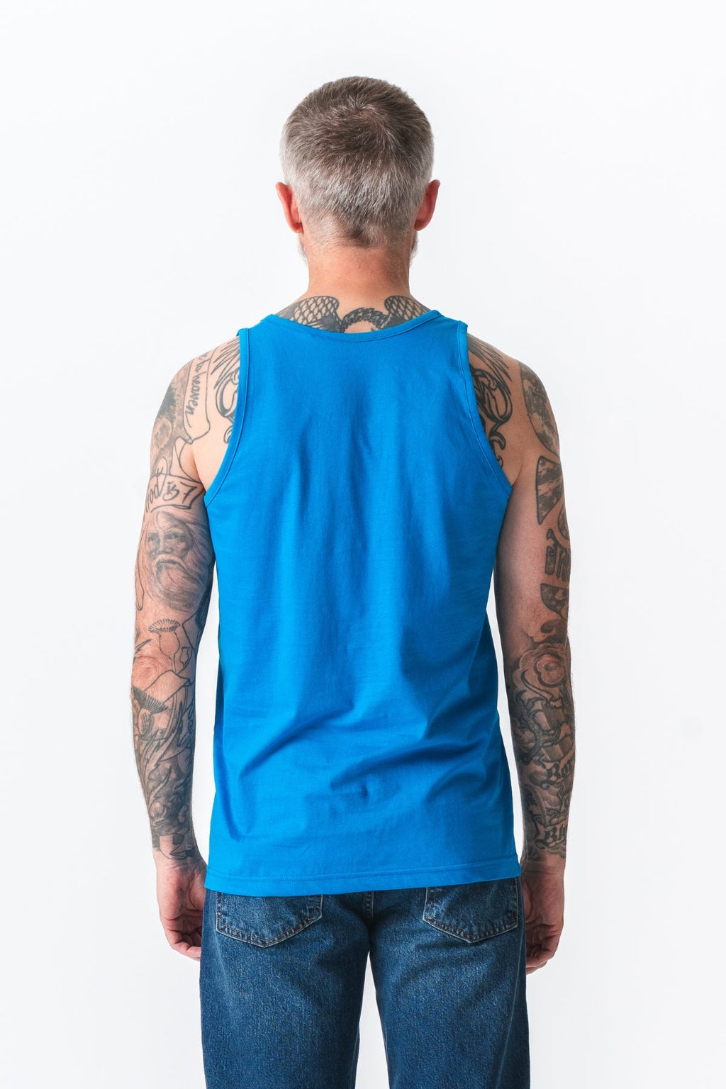 Basic Tanktop - benzino mėlyna spalva