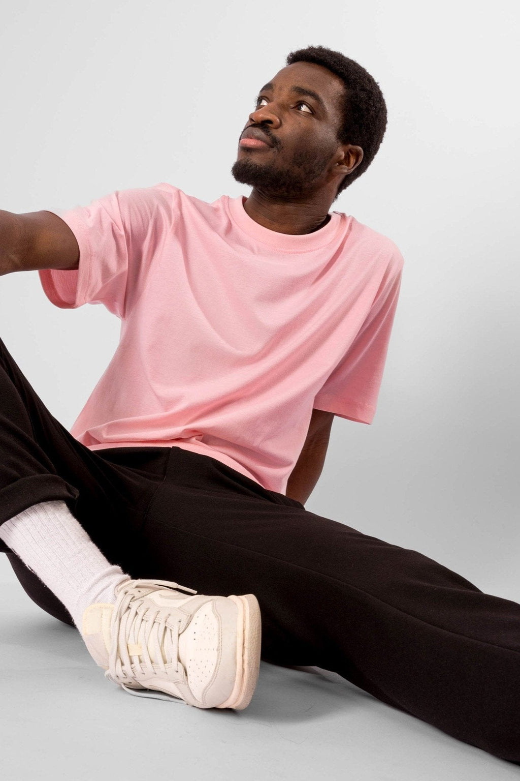 Negabaritiniai marškinėliai - rožė