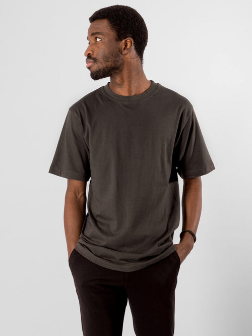 Oversized T-shirt - Steel Grey - TeeShoppen - Grå