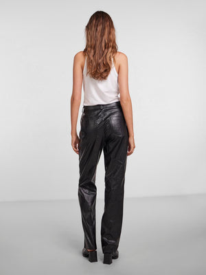 Croco Pants - juoda