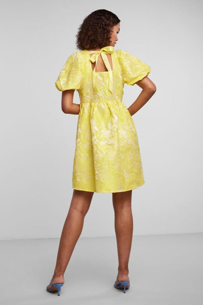 Aviona Dress - Pale Banana