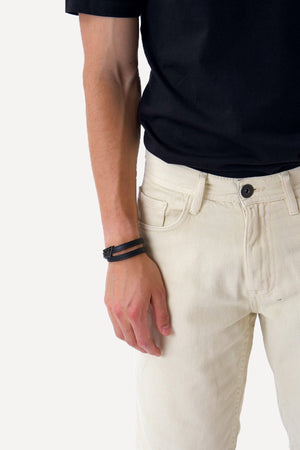 Pilypas džinsinis Shorts - Smėlis