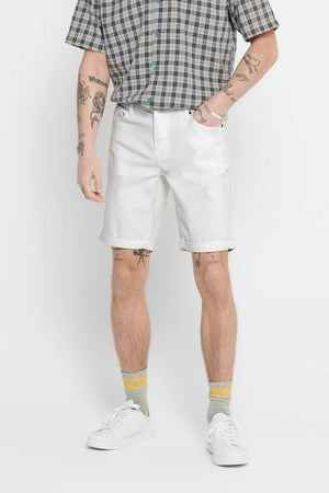 PLY TIKRAS Shorts - Balta