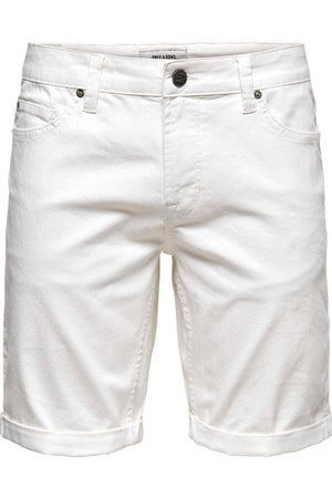 PLY TIKRAS Shorts - Balta