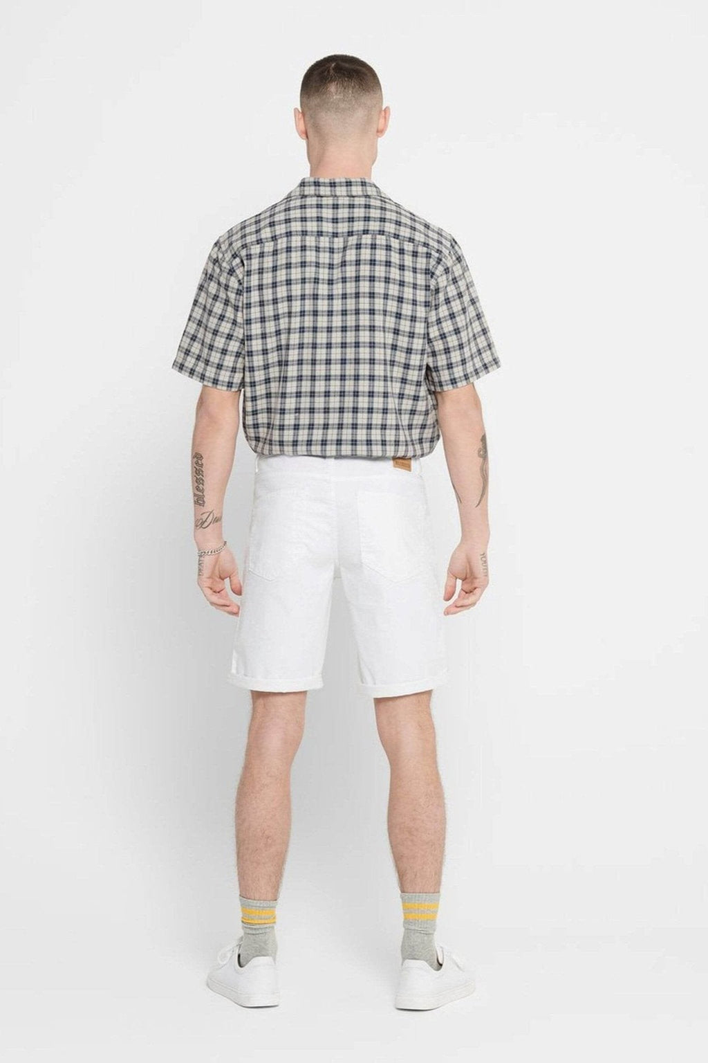 PLY TIKRAS Shorts - Balta