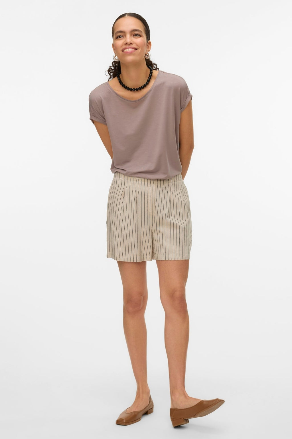 Jesmilo Shorts - Sidabrinis pamušalas