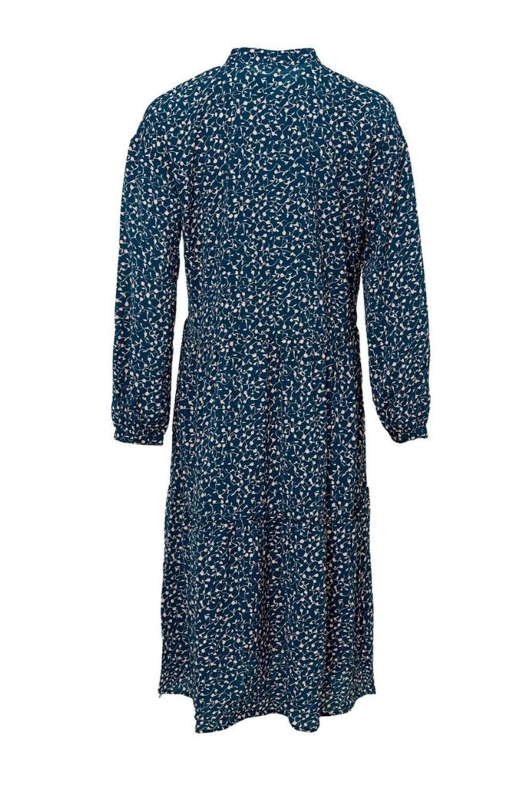 Sara ilgomis rankovėmis suknelė - žalia