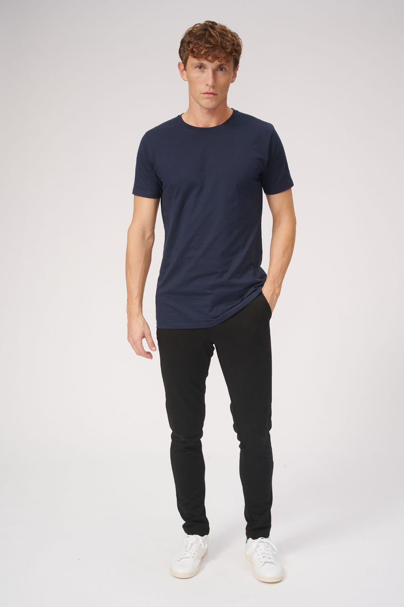 Basic Marškinėliai - švedų mėlyna spalva