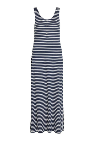 „Dell Maxi“ suknelė - karinio jūrų laivyno švarkas/sniego balta